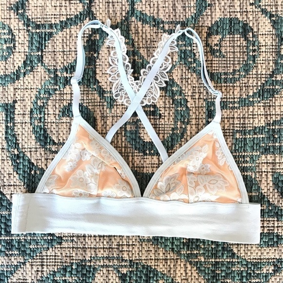 Victoria’s Secret Blue Daisy Triangle Bralette - Picture 2 of 7